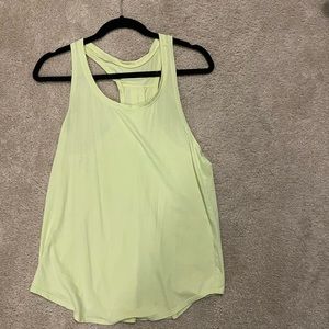 Yellow Lululemon Razorback Tank Top